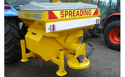Tractor mounted gritters